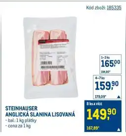 Makro STEINHAUSER ANGLICKÁ SLANINA LISOVANÁ nabídka