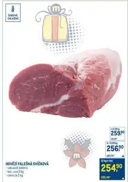 Makro Hovězí falešná svíčková nabídka