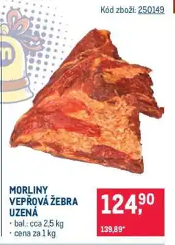 Makro MORLINY VEPŘOVÁ ŽEBRA UZENÁ nabídka