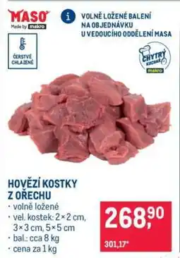 Makro HOVĚZÍ KOSTKY Z OŘECHU nabídka