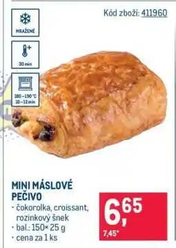 Makro Mini máslové pečivo nabídka