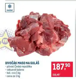 Makro Divočák maso na guláš nabídka