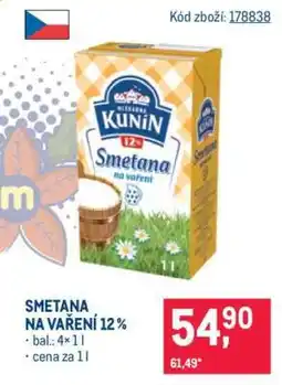 Makro Smetana na vaření 12% nabídka