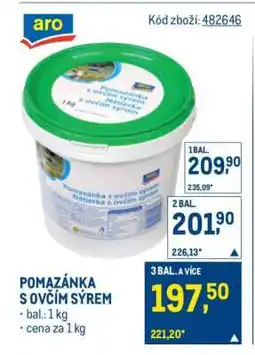 Makro POMAZÁNKA S OVČÍM SÝREM nabídka