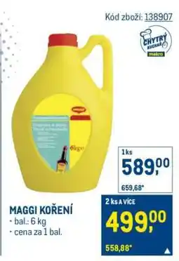 Makro Maggi koření nabídka