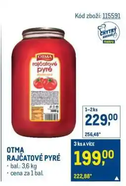 Makro OTMA RAJČATOVÉ PYRÉ nabídka