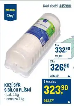 Makro KOZÍ SÝR S BÍLOU PLÍSNÍ nabídka