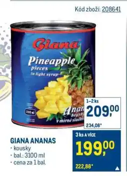 Makro Giana Ananas nabídka