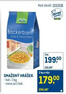 Makro Smažený hrášek nabídka