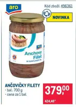 Makro ANČOVIČKY FILETY nabídka
