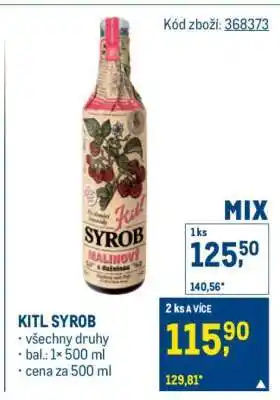 Makro Kitl Syrob nabídka
