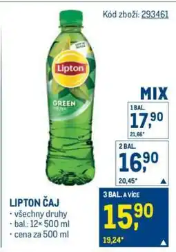 Makro Lipton čaj nabídka