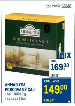 Makro AHMAD TEA PORCOVANÝ ČAJ nabídka