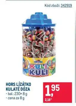Makro Hors lízátko kulaté dóza nabídka