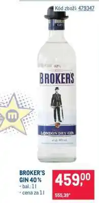 Makro BROKER'S GIN 40 % nabídka