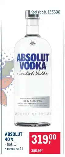 Makro Absolut 40 % nabídka