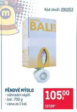 Makro PĚNOVÉ MÝDLO nabídka