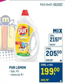 Makro PUR LEMON nabídka