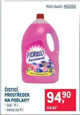 Makro Čisticí prostředek na podlahy nabídka