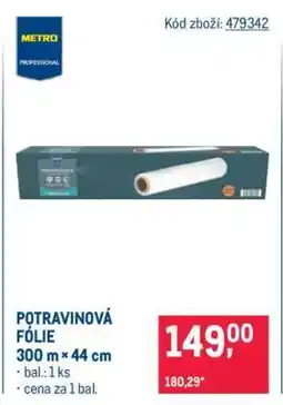 Makro Potravinová folie nabídka