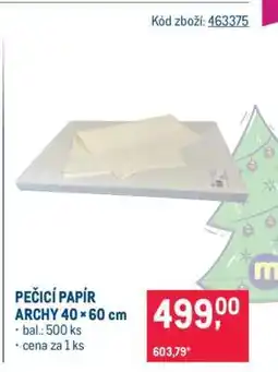 Makro PEČICÍ PAPÍR ARCHY 40 × 60 cm nabídka