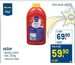 Makro Kečup nabídka