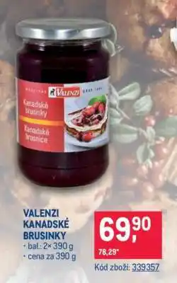 Makro VALENZI KANADSKÉ BRUSINKY nabídka