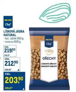 Makro Lísková jádra natural nabídka