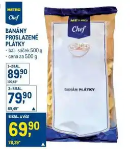 Makro BANÁNY PROSLAZENÉ PLÁTKY nabídka