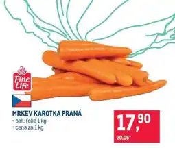 Makro Mrkev karotka praná nabídka