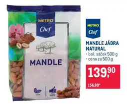 Makro Mandle jádra natural nabídka