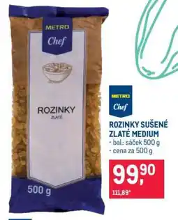 Makro ROZINKY SUŠENÉ ZLATÉ MEDIUM nabídka