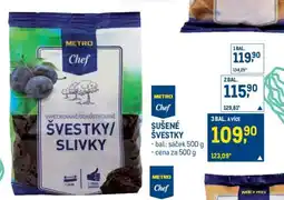 Makro Sušené švestky nabídka