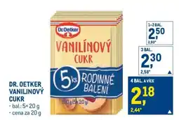 Makro Dr. Oetker Vanilínový cukr nabídka