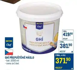 Makro Ghí přepuštěné máslo nabídka
