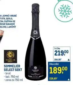 Makro SOMMELIER SELECT SEKT nabídka