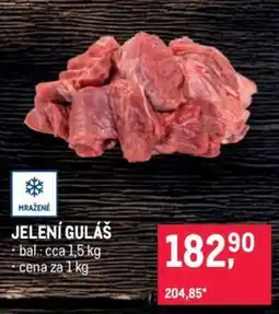 Makro Jelení guláš nabídka
