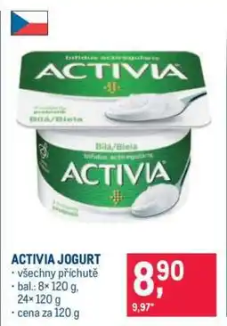 Makro Activia jogurt nabídka