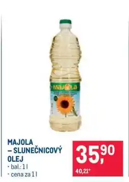 Makro Majola Slunečnicový olej nabídka