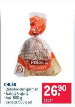 Makro Chléb nabídka
