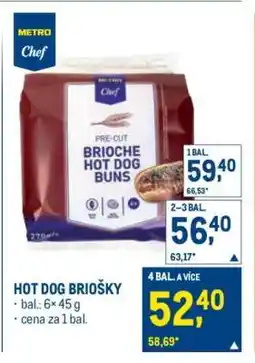 Makro HOT DOG BRIOŠKY nabídka