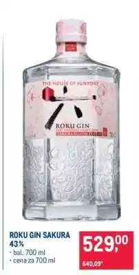 Makro ROKU GIN SAKURA 43 % nabídka