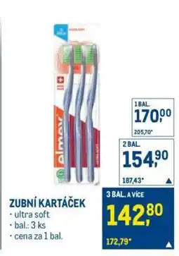Makro Zubní kartáček nabídka