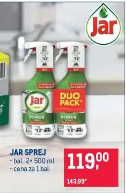 Makro JAR SPREJ nabídka
