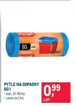 Makro Pytle na odpadky 60 l nabídka
