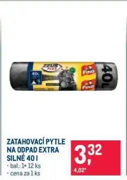 Makro ZATAHOVACÍ PYTLE NA ODPAD EXTRA SILNÉ 40 l nabídka