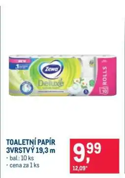 Makro TOALETNÍ PAPÍR 3VRSTVÝ 19,3 m nabídka