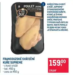 Makro FRANCOUZSKÉ SVÁTEČNÍ KUŘE SUPREME nabídka