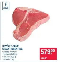 Makro HOVĚZÍ T-BONE STEAK FIORENTINA nabídka