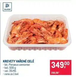 Makro KREVETY VAŘENÉ CELÉ nabídka